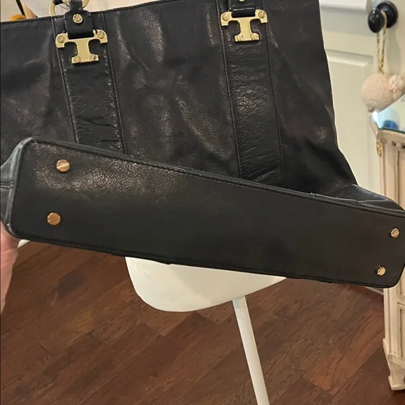 Tory Burch black Leather Tote Bag - Picture 11 of 16